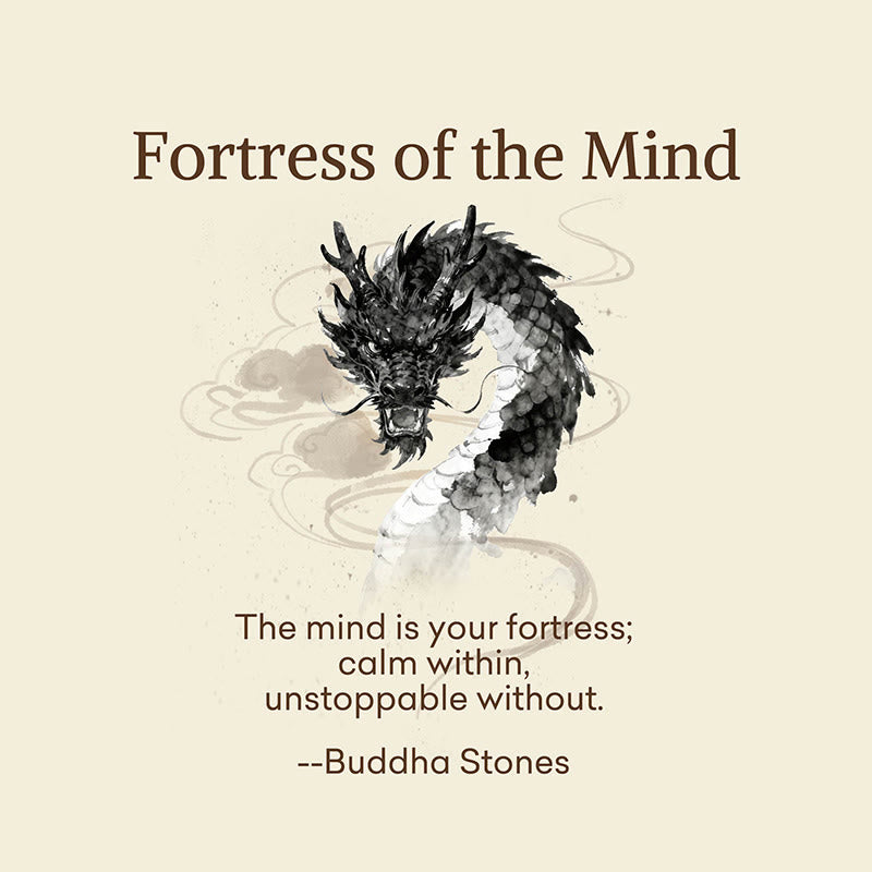 "Fortress of the Mind" Casual Dragon Micro Crew Men's Socks Includes Gift Message Card