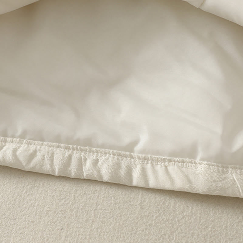 Women's Solid Color Frog-Button Design Long Sleeve Cotton Jacket With Pockets