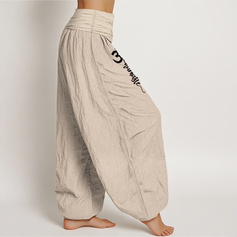 Breathable Cotton Sacred Symbol Meditation Harem Pants