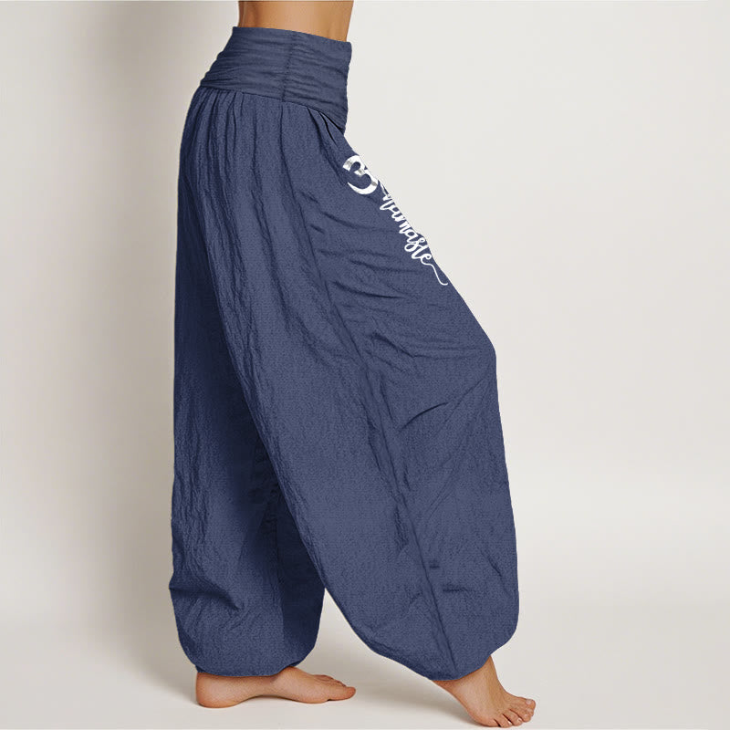 Breathable Cotton Sacred Symbol Meditation Harem Pants