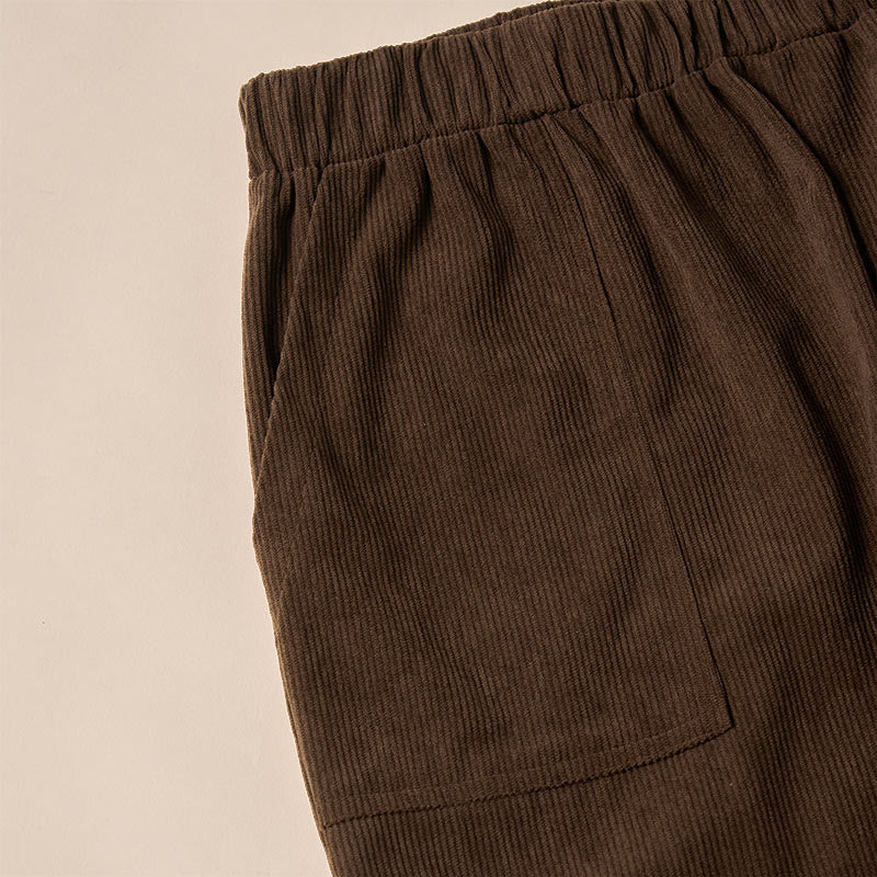 Tactile Corduroy Tapered Daily Grounding Pants