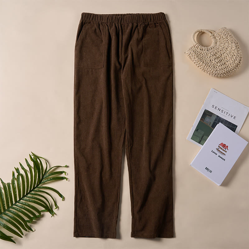 Tactile Corduroy Tapered Daily Grounding Pants
