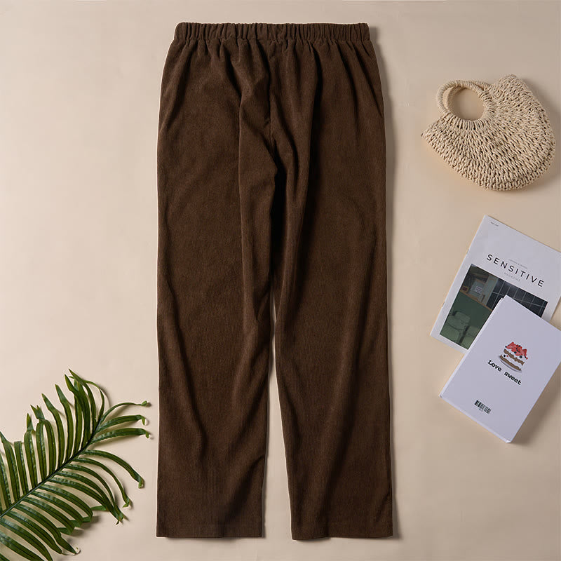 Tactile Corduroy Tapered Daily Grounding Pants