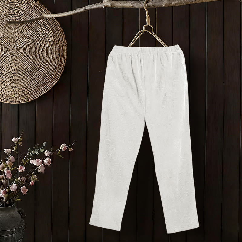 Tactile Corduroy Tapered Daily Grounding Pants