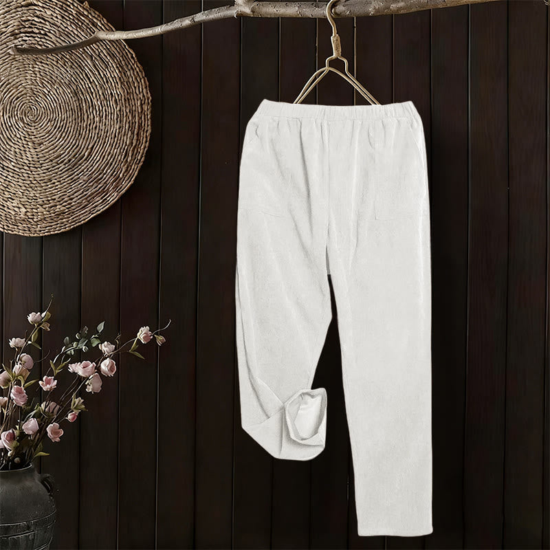 Tactile Corduroy Tapered Daily Grounding Pants