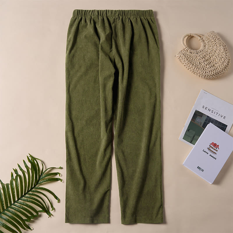 Tactile Corduroy Tapered Daily Grounding Pants