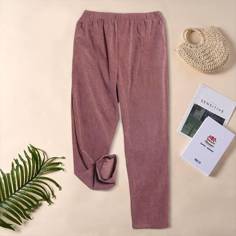 Tactile Corduroy Tapered Daily Grounding Pants