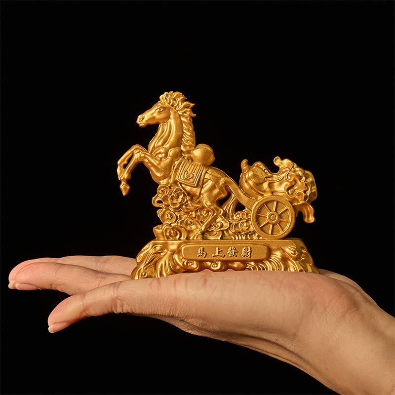 "Get Rich Now" Year of the Horse Cabbage Ingot Home Decoration