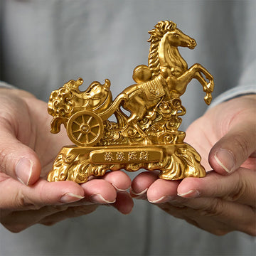 "Get Rich Now" Year of the Horse Cabbage Ingot Home Decoration