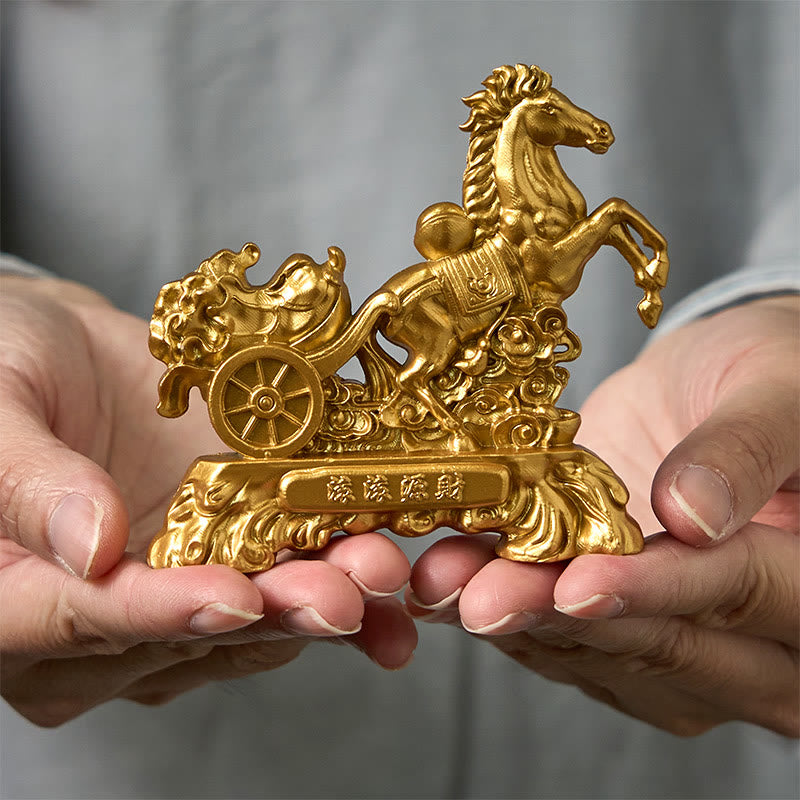 "Get Rich Now" Year of the Horse Cabbage Ingot Home Decoration