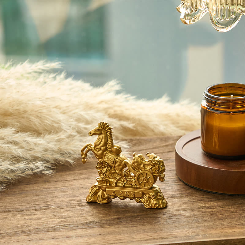 "Get Rich Now" Year of the Horse Cabbage Ingot Home Decoration