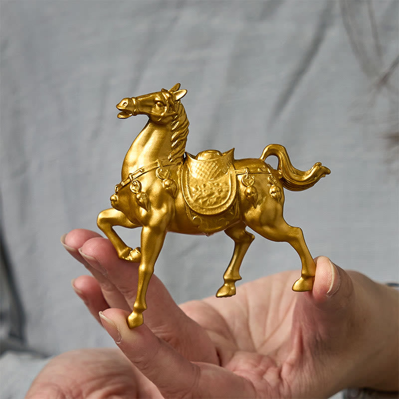 Year of the Horse Ingot Success Alloy Home Decoration