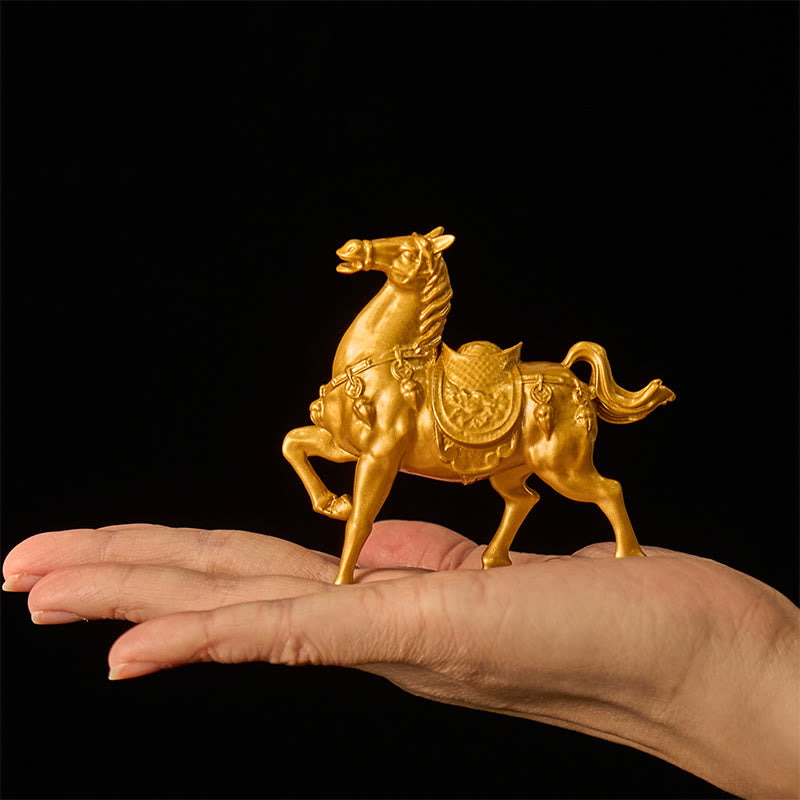 Year of the Horse Ingot Success Alloy Home Decoration
