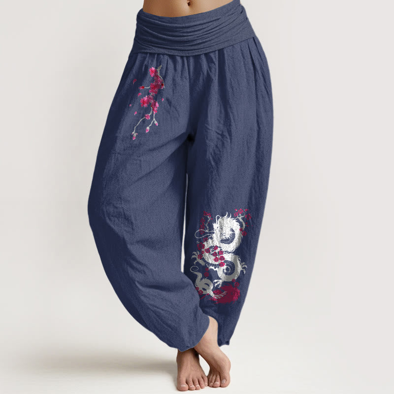 Breathable Cotton Printed Harem Meditation Pants