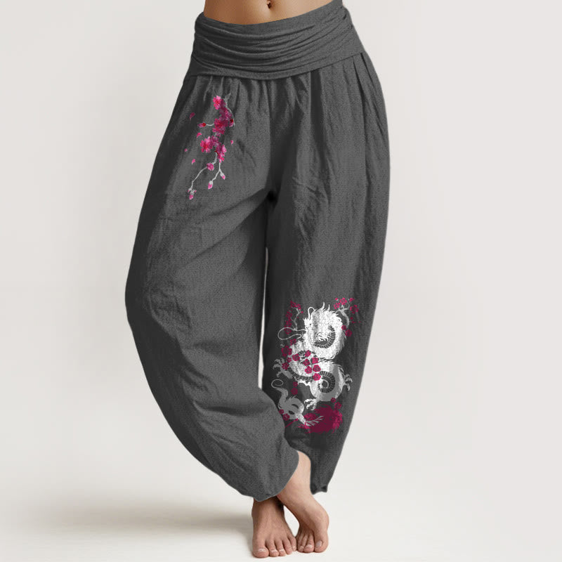 Breathable Cotton Printed Harem Meditation Pants