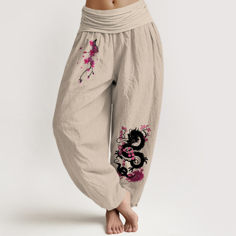 Breathable Cotton Printed Harem Meditation Pants