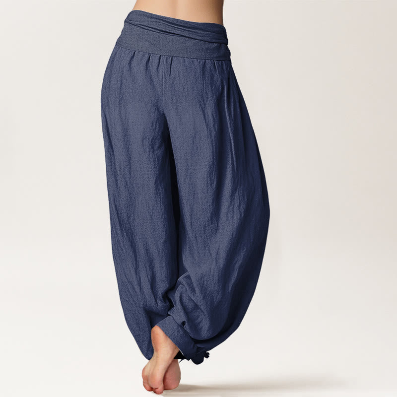 Tactile Cotton Chakra Print Mindful Women's Harem Pants
