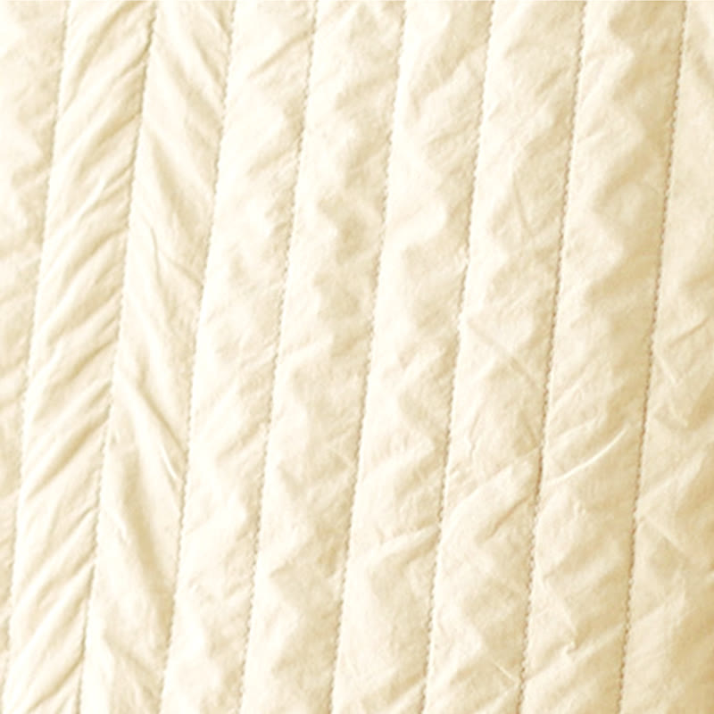 Women's Stand Collar Simple Design Long Sleeve Thermal Cotton Jacket With Pocket