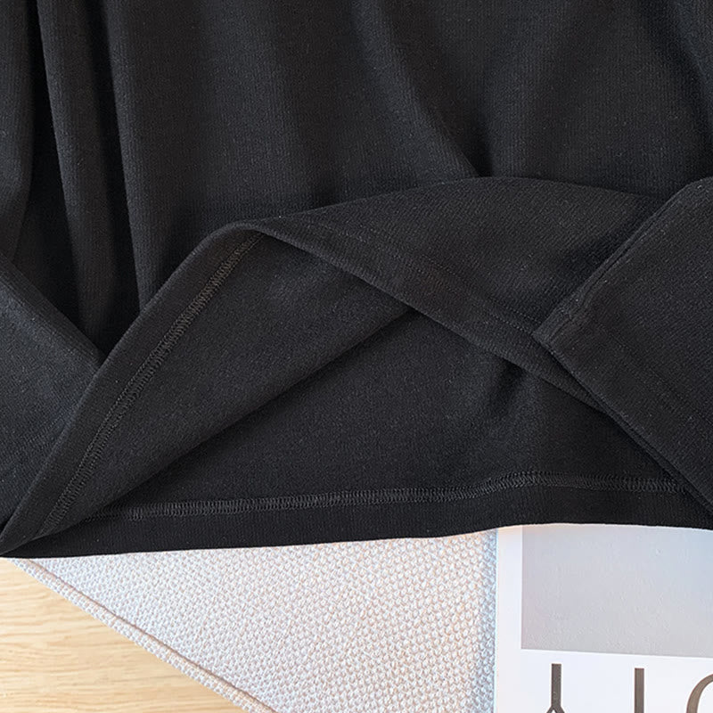 Tactile Cotton Stand-Collar Mindful Meditation Shirt