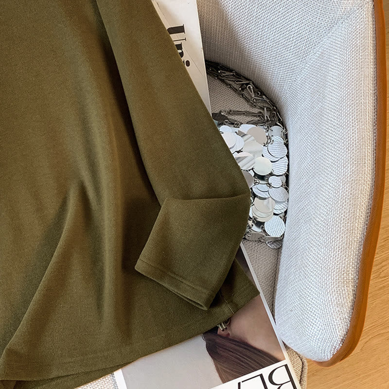 Tactile Cotton Stand-Collar Mindful Meditation Shirt