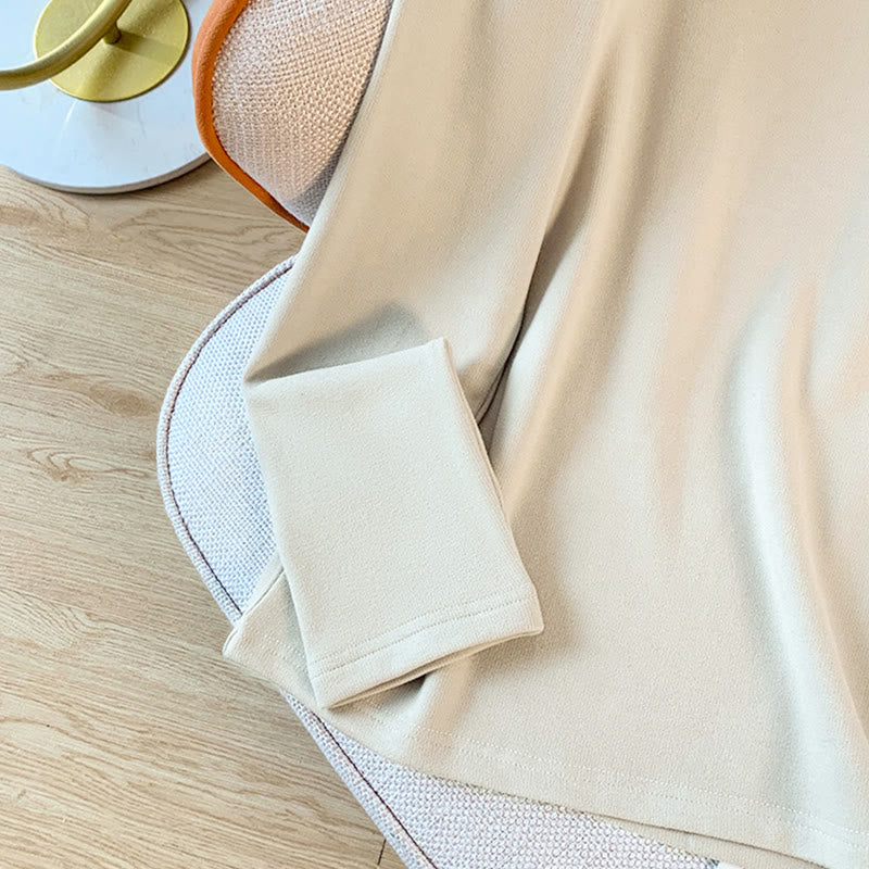 Tactile Cotton Stand-Collar Mindful Meditation Shirt