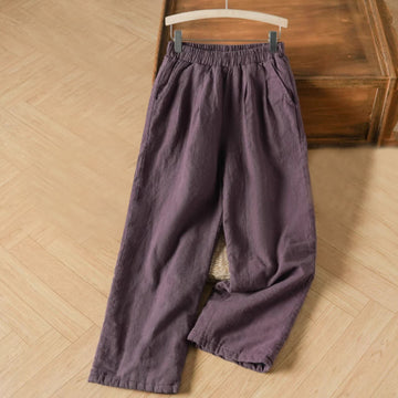 Cotton Thermal Wide-Leg Grounding Meditation Pants