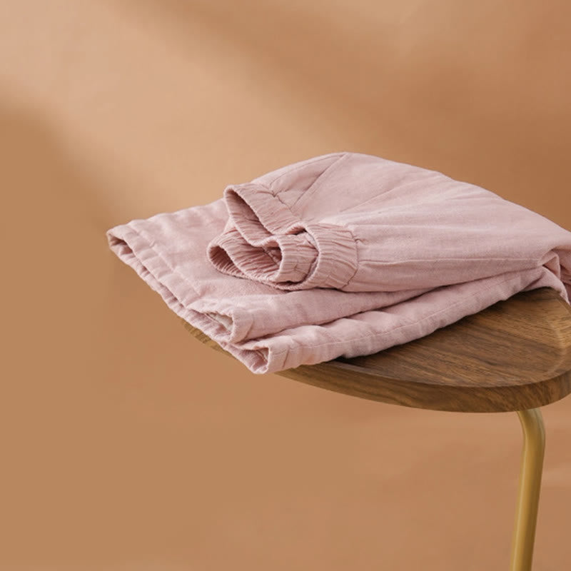 Cotton Thermal Wide-Leg Grounding Meditation Pants