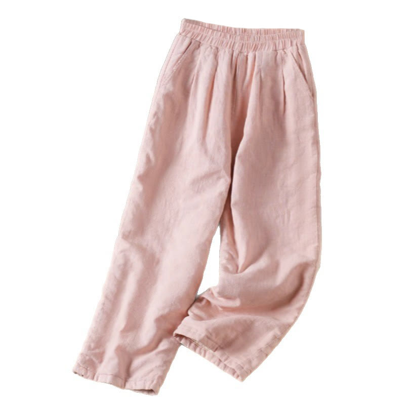 Cotton Thermal Wide-Leg Grounding Meditation Pants