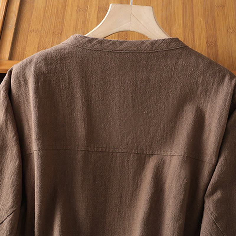 Women's Cotton Zipper Design Double Layer Long Sleeve Jacket With Pockets