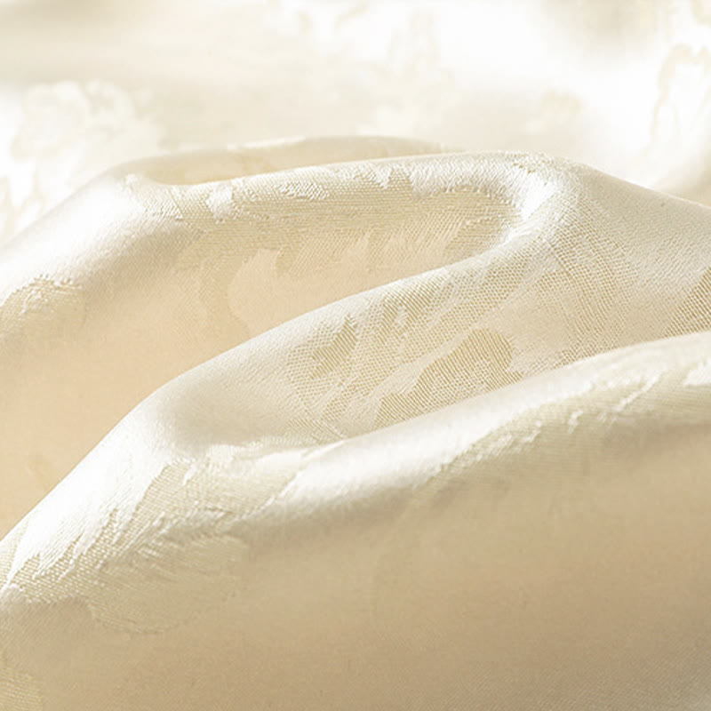 Jacquard High Waist Design Women's Wide Leg Thermal Thickened Pants With Pockets