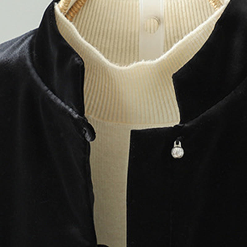 White Flower Embroidery Pattern Women's Sleeveless Vest Waistcoat