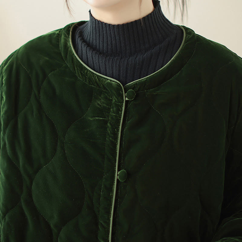Diamond Weave Structured Thermal Grounding Women's Jacket