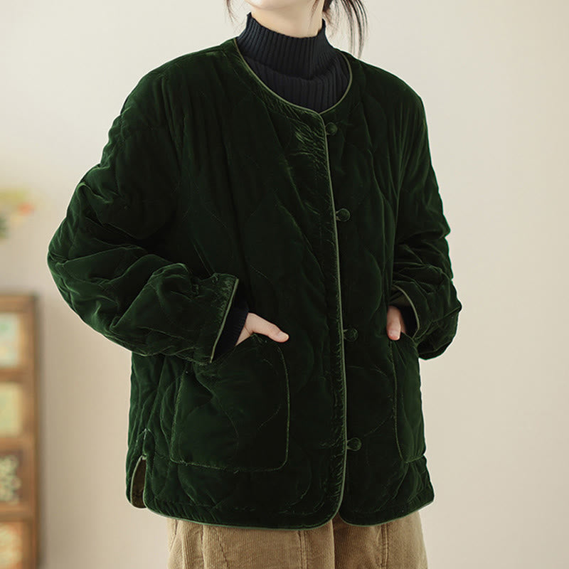 Diamond Weave Structured Thermal Grounding Women's Jacket