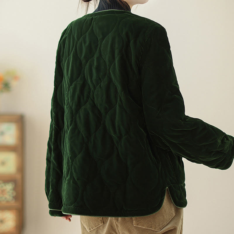 Diamond Weave Structured Thermal Grounding Women's Jacket