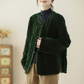 Diamond Weave Structured Thermal Grounding Women's Jacket