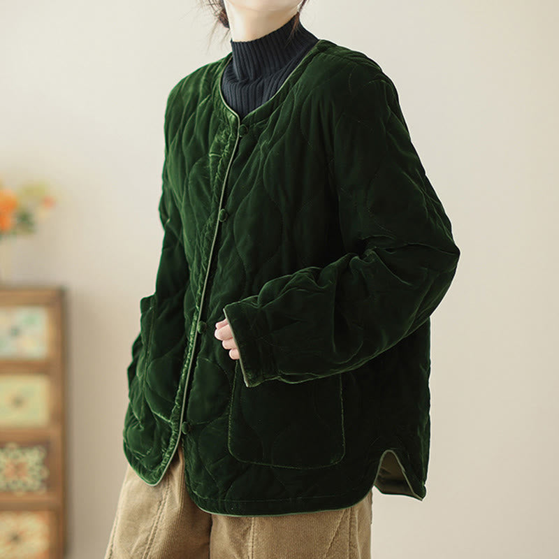 Diamond Weave Structured Thermal Grounding Women's Jacket
