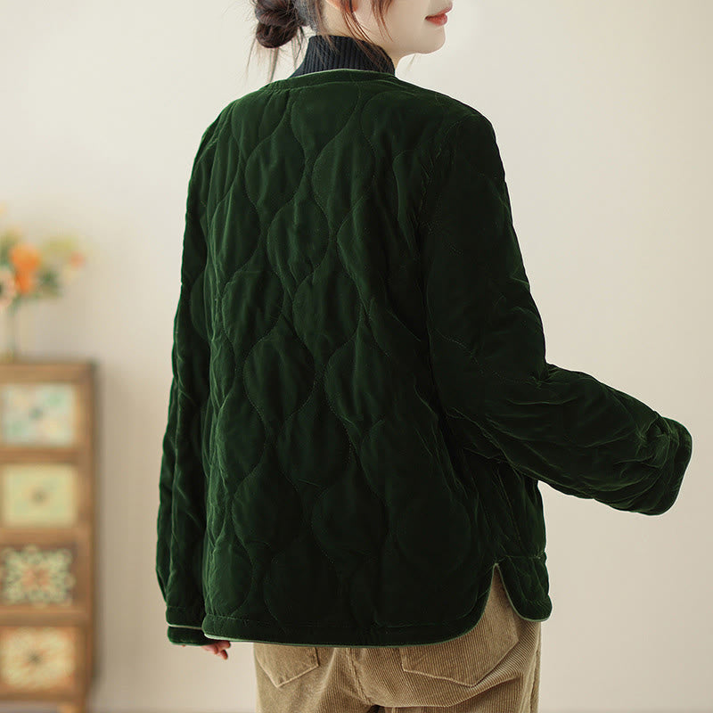 Diamond Weave Structured Thermal Grounding Women's Jacket
