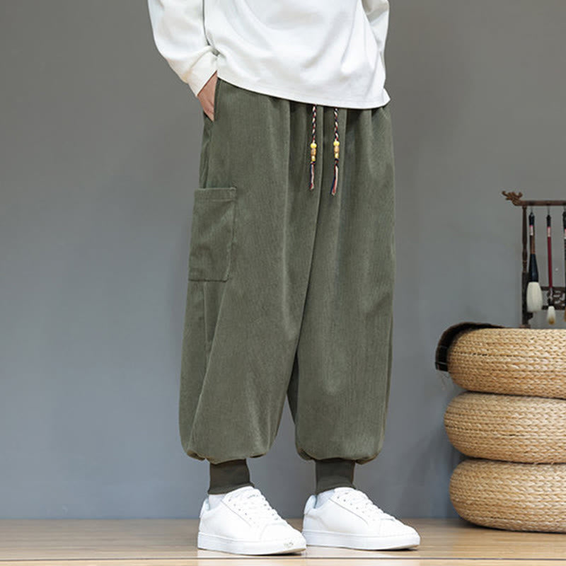 Structured Cotton Tapered Grounding Pants