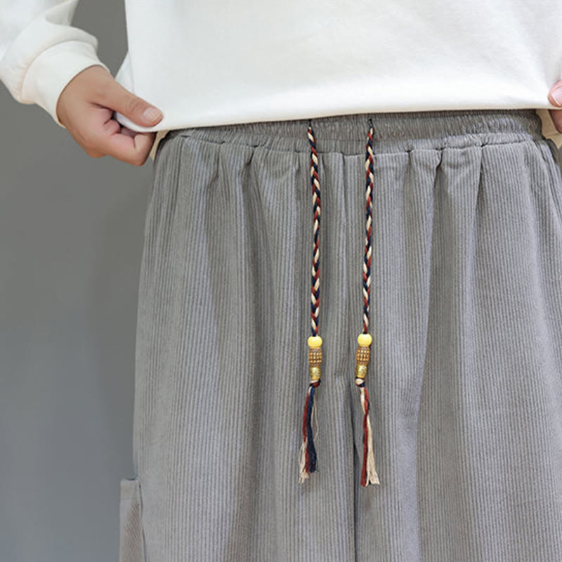Structured Cotton Tapered Grounding Pants