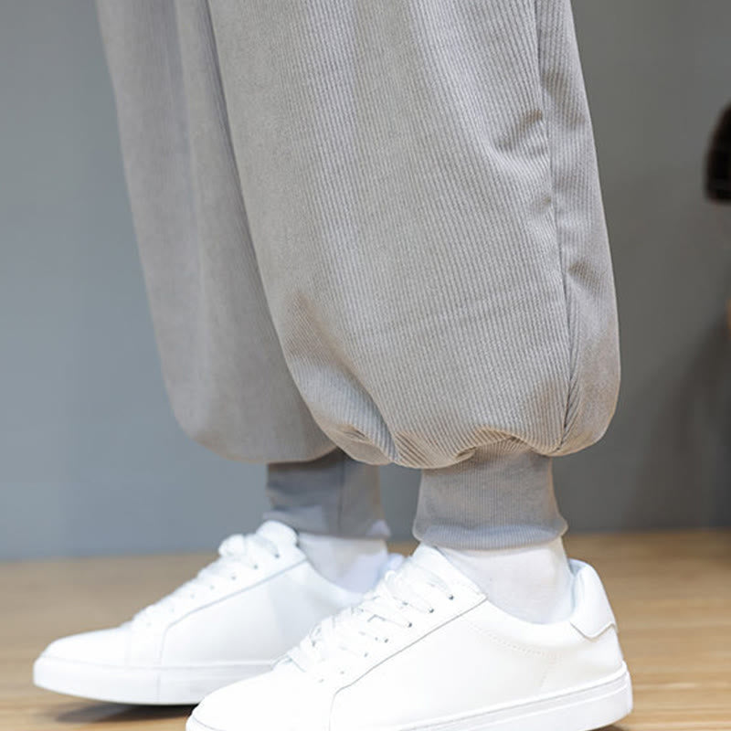 Structured Cotton Tapered Grounding Pants
