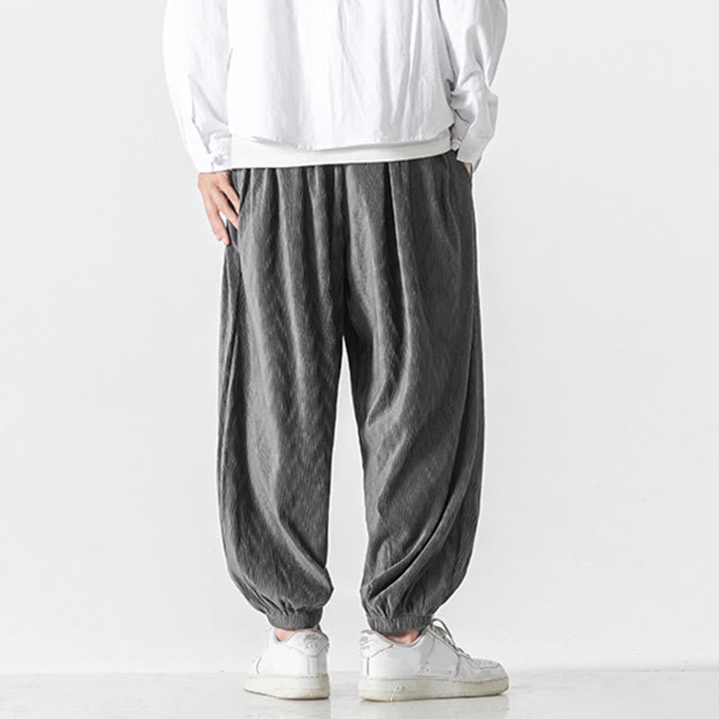 Tactile Cotton Tapered Cuffed Mindful Movement Pants