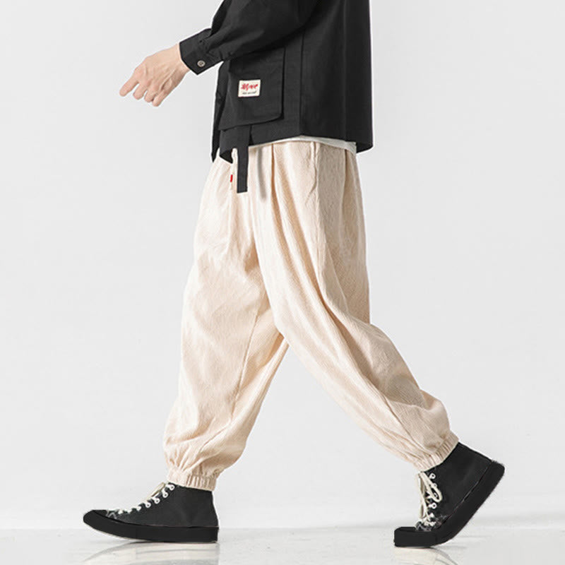 Tactile Cotton Tapered Cuffed Mindful Movement Pants