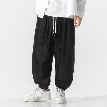 Tactile Cotton Tapered Cuffed Mindful Movement Pants