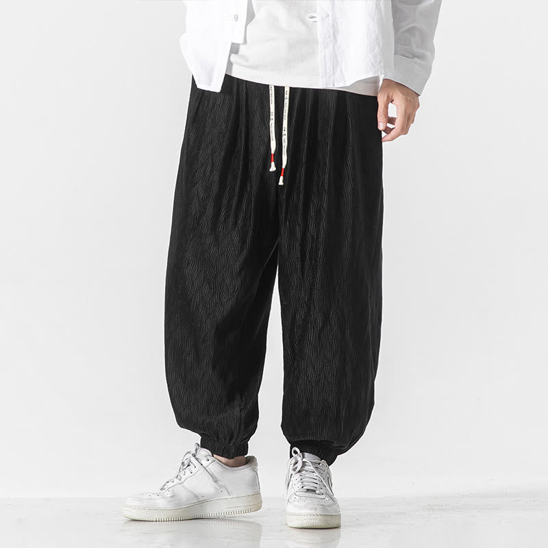 Tactile Cotton Tapered Cuffed Mindful Movement Pants