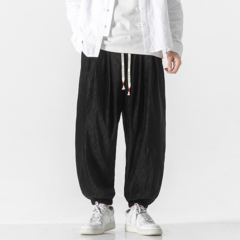 Tactile Cotton Tapered Cuffed Mindful Movement Pants