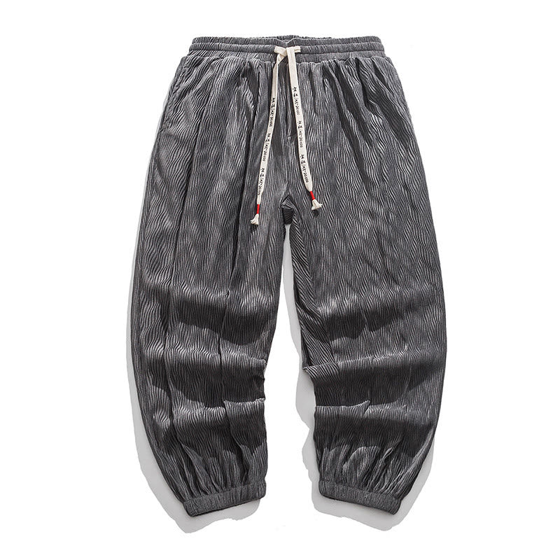 Tactile Cotton Tapered Cuffed Mindful Movement Pants