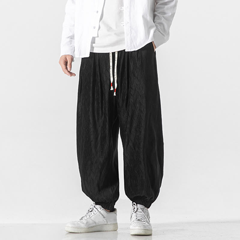 Tactile Cotton Tapered Cuffed Mindful Movement Pants