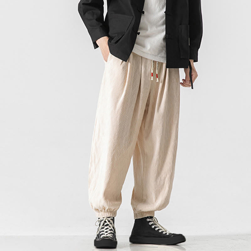 Tactile Cotton Tapered Cuffed Mindful Movement Pants