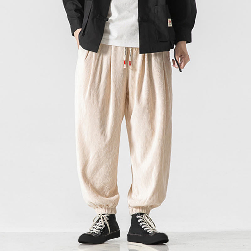 Tactile Cotton Tapered Cuffed Mindful Movement Pants