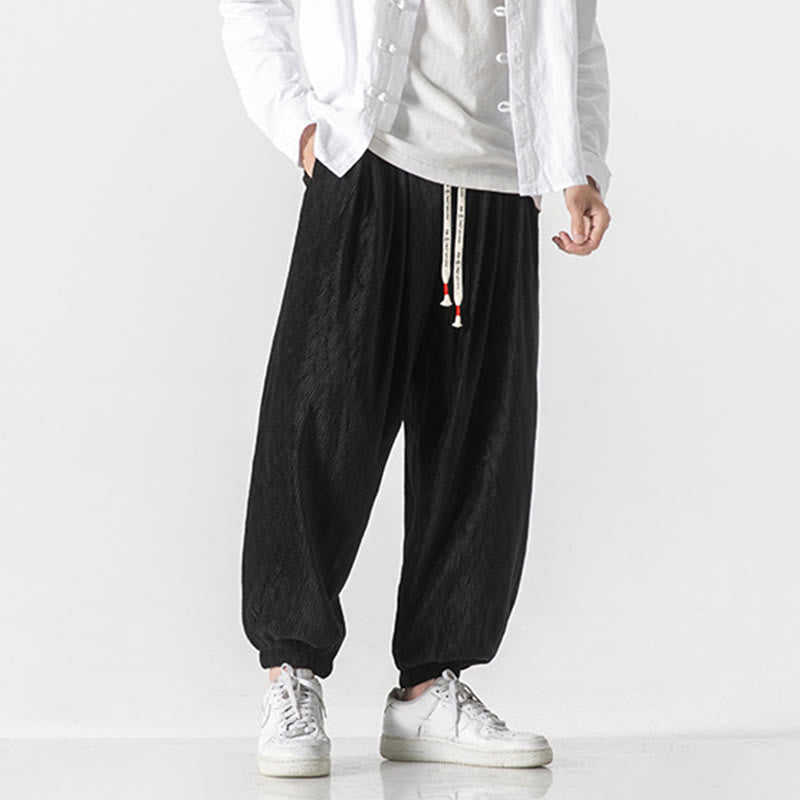 Tactile Cotton Tapered Cuffed Mindful Movement Pants